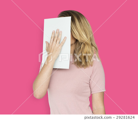 Caucasian Woman Smiling Portrait Concept Caucasian Woman Smiling Portrait Concept 29281624