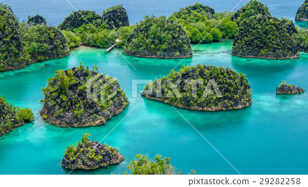 Painemo Island, Blue Lagoon, Raja Ampat, West Painemo Island, Blue Lagoon, Raja Ampat, West 29282258