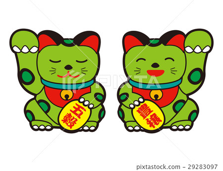 幸運的貓，時裝模特貓，Nikoichi幸運貓，雙邀請貓 29283097