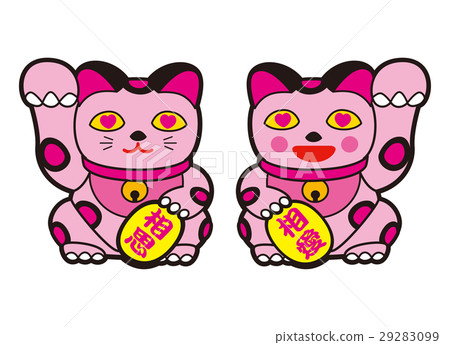 幸運的貓,時裝模特貓,Nikoichi幸運貓,雙邀請貓 幸運的貓,時裝模特貓,Nikoichi幸運貓,雙邀請貓 29283099