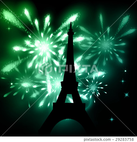 Vector illustration of shiny eiffel tower 29283758