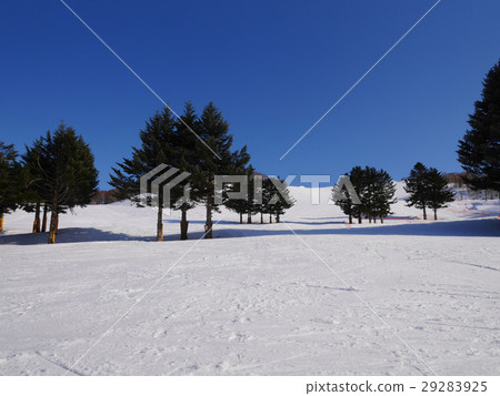 Ski mountain and slope in Hokkaido, Japan Ski mountain and slope in Hokkaido, Japan 29283925
