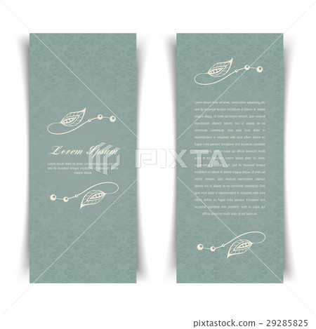 Gray-blue calligraphic elements Gray-blue calligraphic elements 29285825