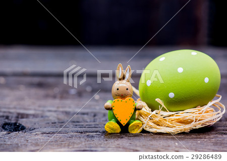 Happy Easter day, bunny and egg, Christians Happy Easter day, bunny and egg, Christians 29286489