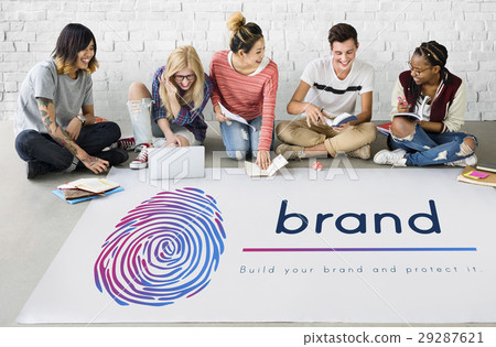 Design Logo Patent Fingerprint Concept Design Logo Patent Fingerprint Concept 29287621