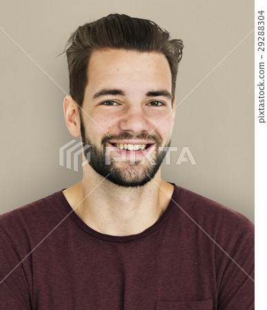 Adult Man Nutural Confident Portrait Concept Adult Man Nutural Confident Portrait Concept 29288304