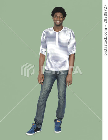 African Man Ethnicity Smiling Portrait Concept 29288727