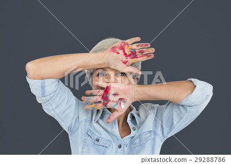 Woman Casual Portrait Photography Concept 29288786