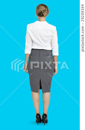 Woman Rear View Abstract Portrait Concept Woman Rear View Abstract Portrait Concept 29289164