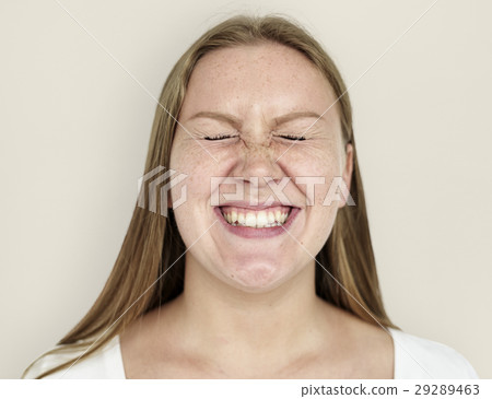 Caucasian Woman Happy Smiling Shoot 29289463