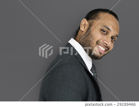 Man Cheerful Studio Portrait Concept Man Cheerful Studio Portrait Concept 29289466