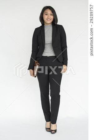 Business Woman Career Cheerful Confident Concept 29289757