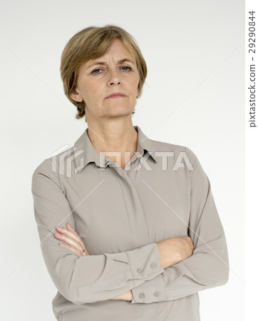 Studio People Shoot Portrait Isolated 29290844