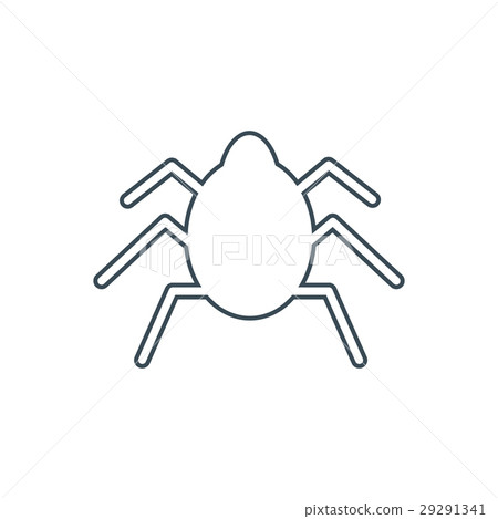 Bug silhouette icon Bug silhouette icon 29291341