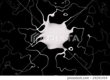 abstract neuron cell with nerve links and 29291454