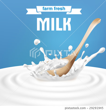 Vector illustration of a wooden spoon in the 29291945