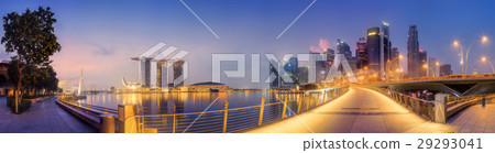 Singapore Skyline and view of Marina Bay 29293041