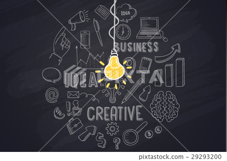 Business Creative and Idea Concept. Business Creative and Idea Concept. 29293200