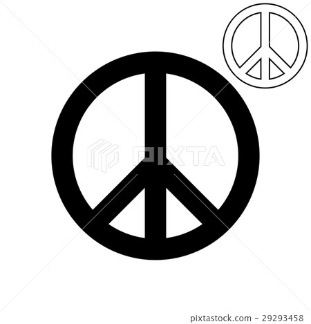 A symbol of peace or a pigeon foot. 29293458