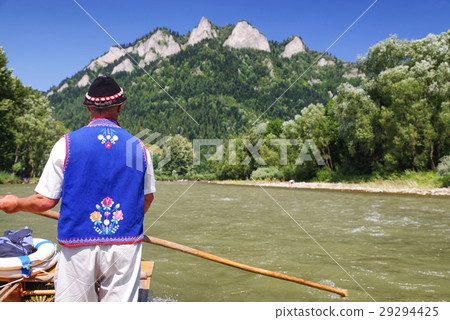 Rafting on river Dunajec, Slovakia 29294425