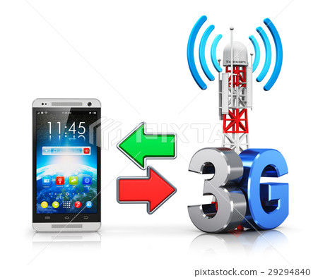 3G wireless communication concept 29294840