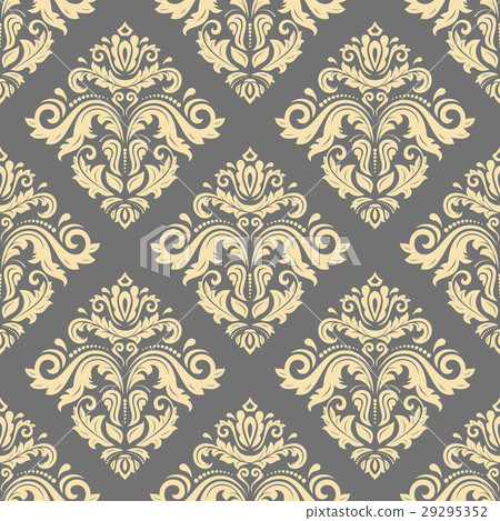 Seamless Damask Background 29295352