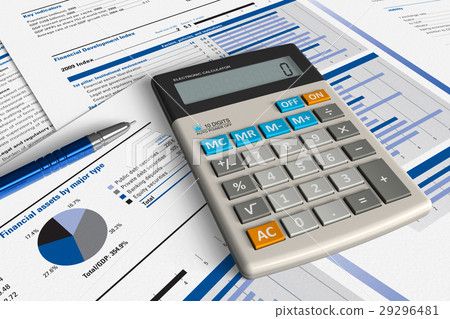 Financial analysis concept Financial analysis concept 29296481
