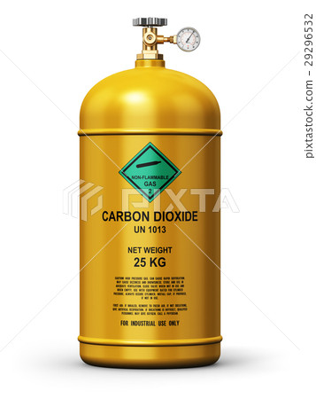 Liquefied carbon dioxide industrial gas container 29296532