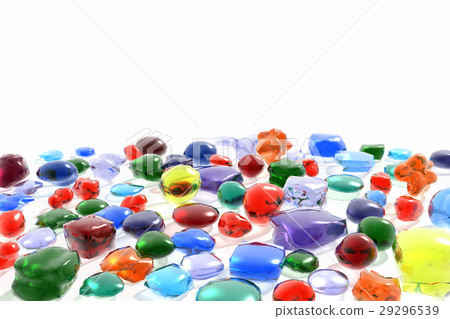 Colorful transparent gemstone background 29296539