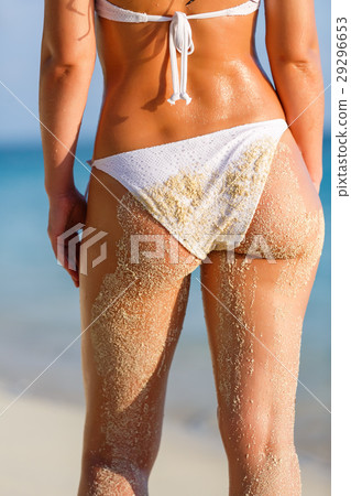 Young woman on the beach 29296653