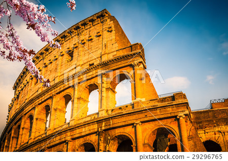 Colosseum at sunset 29296765