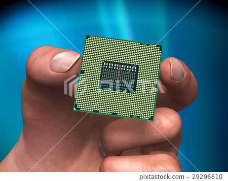 Processor in hand 29296810