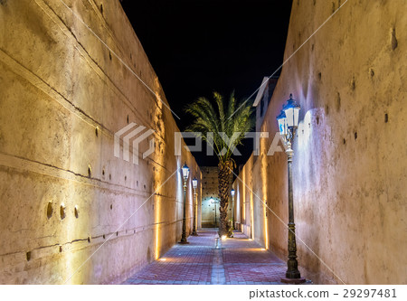 Passageway at El Badi Palace in Marrakech, Morocco Passageway at El Badi Palace in Marrakech, Morocco 29297481