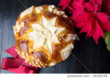 Homemade decorated Serbian slava bread Homemade decorated Serbian slava bread 29298136