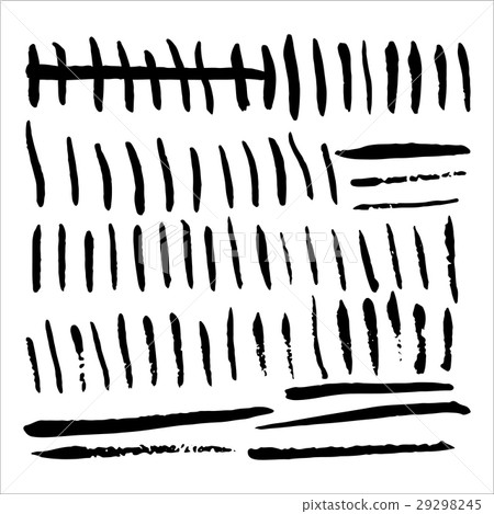 primitive tally marks hand drawn 29298245