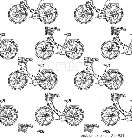 Bicycle with Cart 29298434