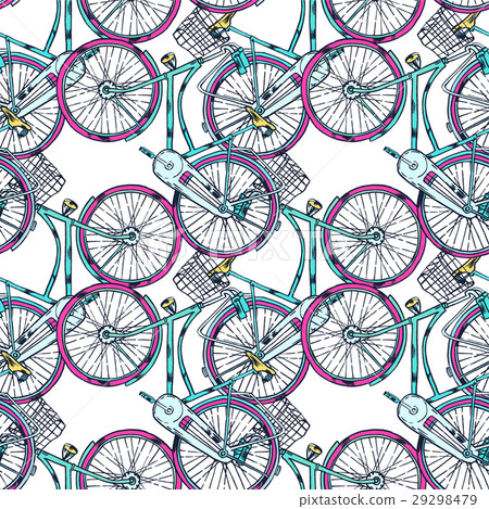 Bicycle with Cart 29298479