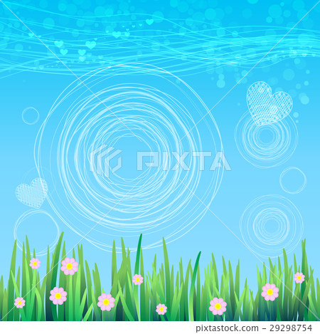 Spring sky background. Vector for your design Spring sky background. Vector for your design 29298754
