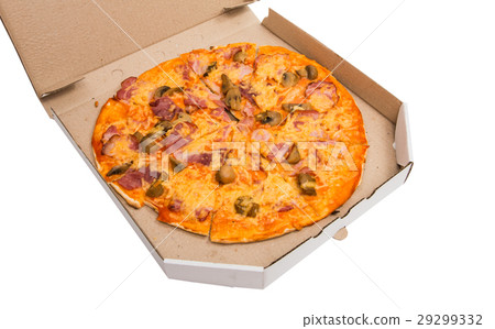 Pizza isolated 29299332