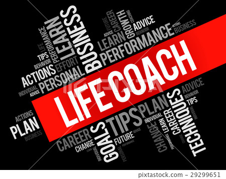Life Coach word cloud collage Life Coach word cloud collage 29299651