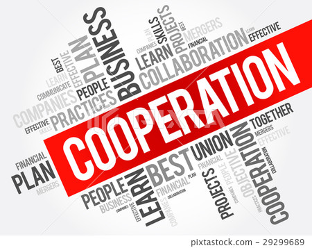 Cooperation word cloud collage Cooperation word cloud collage 29299689