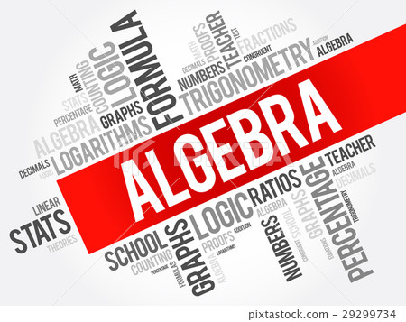 Algebra word cloud collage 29299734