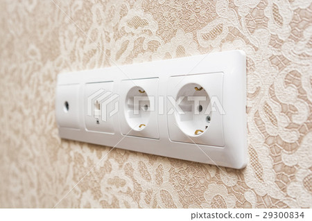 Electrical socket on a wall Electrical socket on a wall 29300834