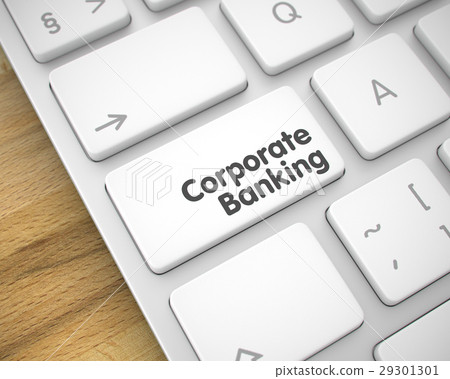 Corporate Banking - Inscription on the White 29301301