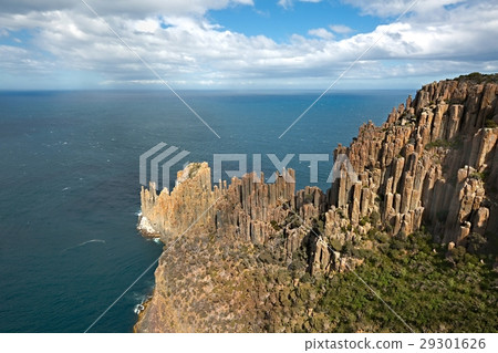 Rugged coastline cliffs Rugged coastline cliffs 29301626