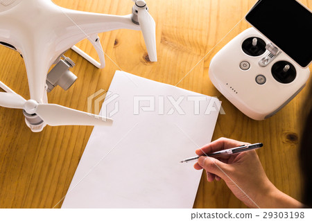 Drone and documents Drone and documents 29303198