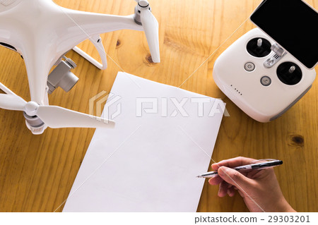 Drone and documents Drone and documents 29303201