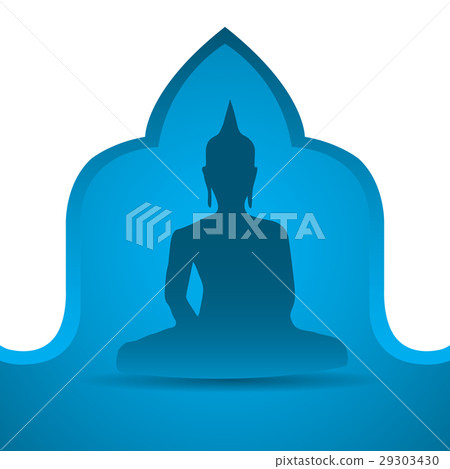 buddha drawn Thai traditional art 29303430