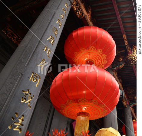 紅燈籠 龍山寺 寺廟 29303875