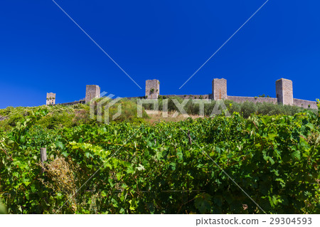 Monteriggioni medieval town in Tuscany Italy 29304593